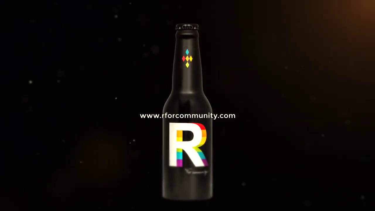 Publicité pour la bière R