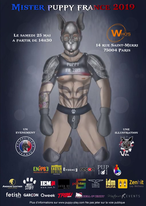 Affiche Mister Puppy France 2019
