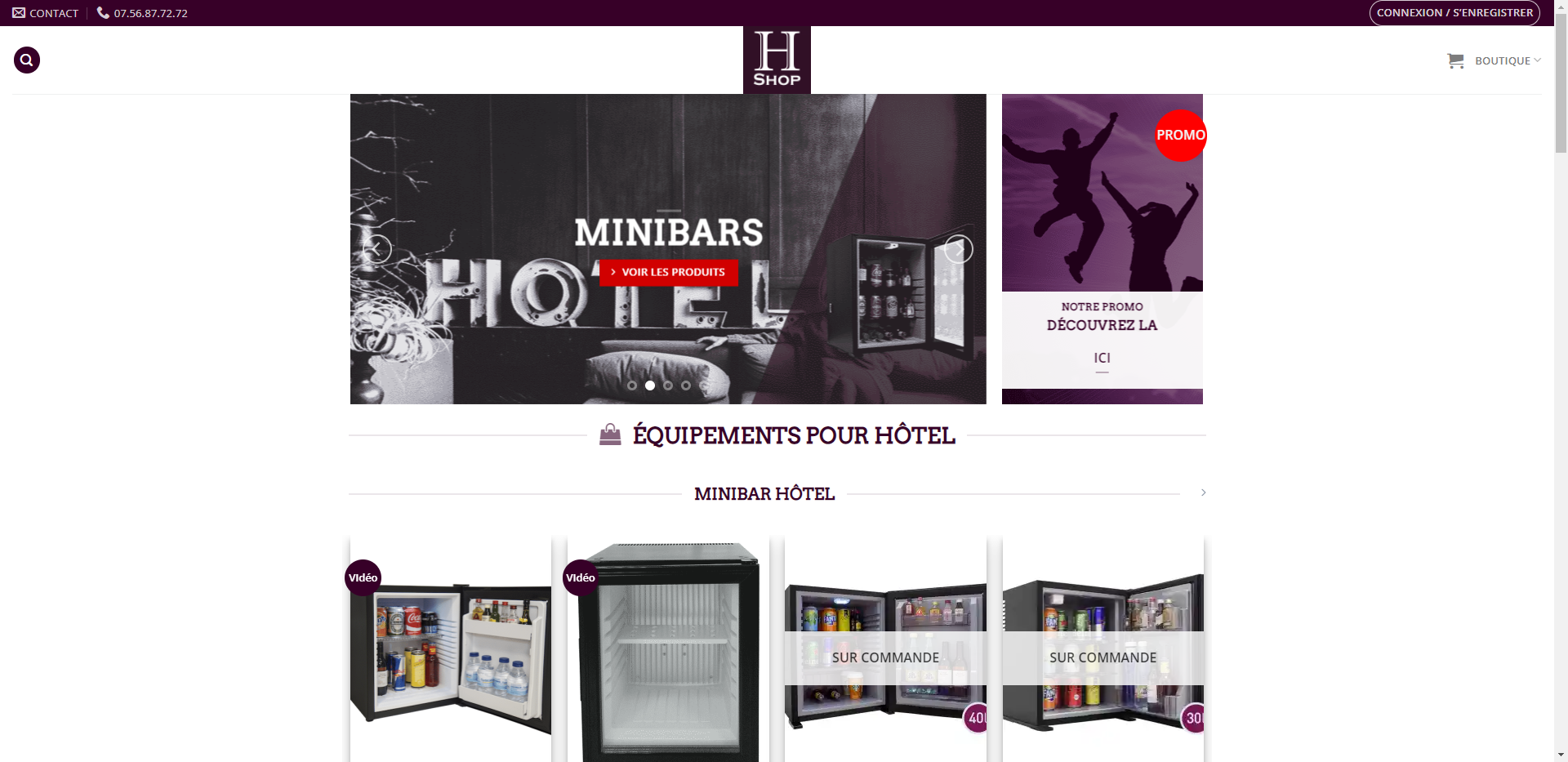Sites internet : hotelshop.fr