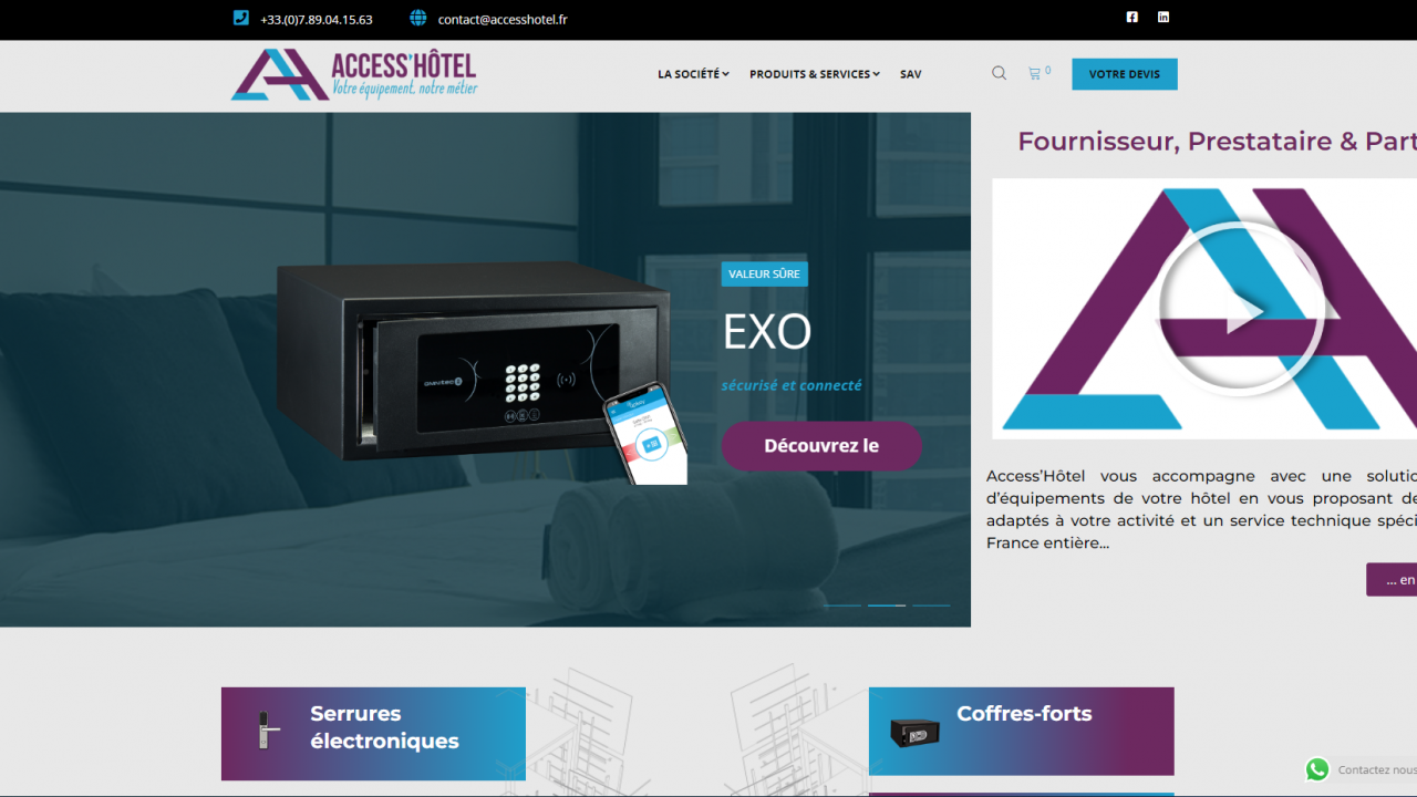 Sites internet : Access’Hôtel