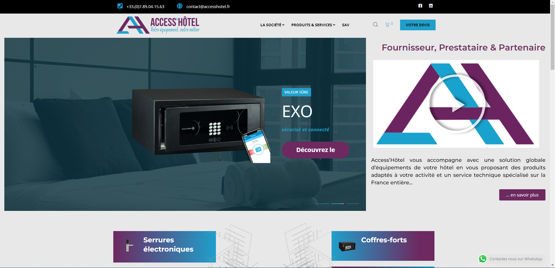 Sites internet : Access’Hôtel